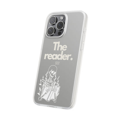 Book Lover's Flexi Case - "Skeleton Reader W."