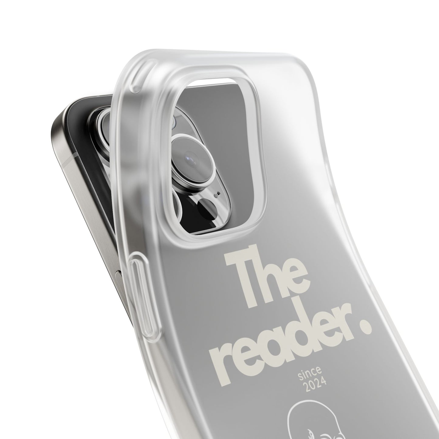 Book Lover's Flexi Case - "Skeleton Reader W."