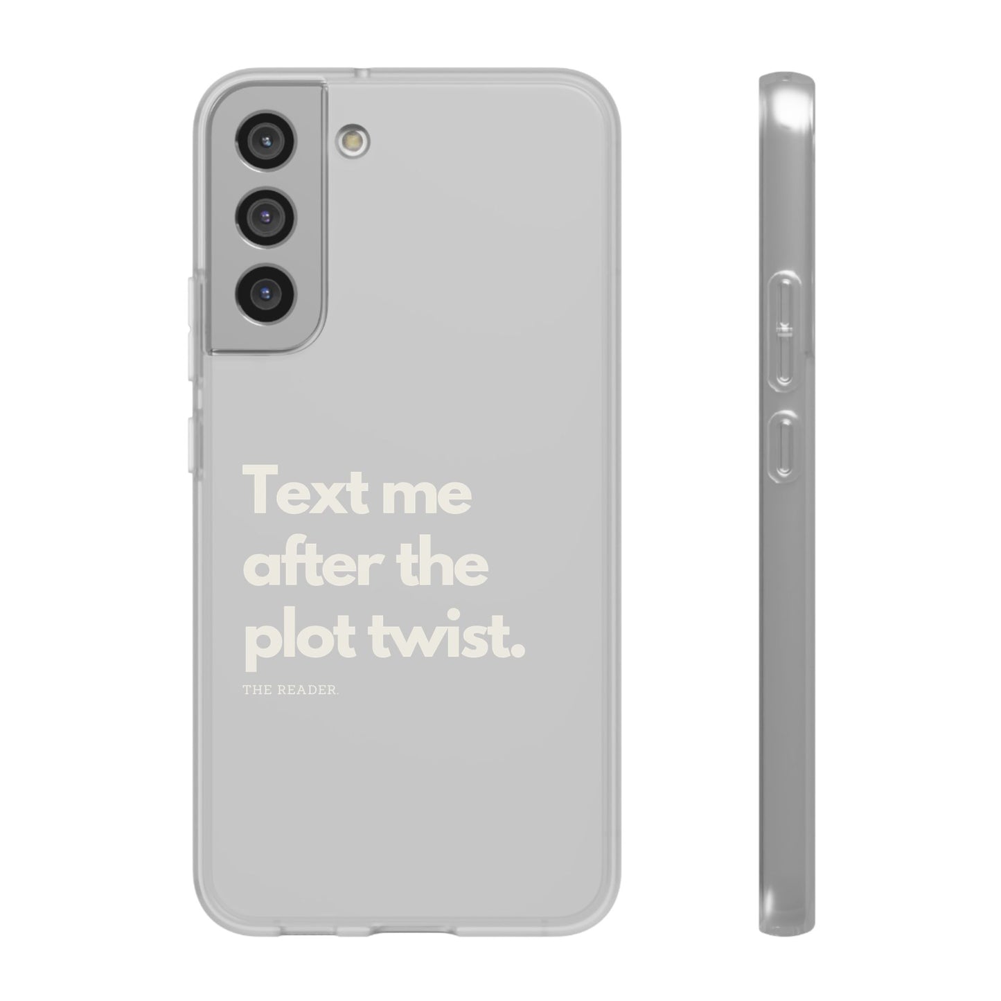 Book Lover's Flexi Case - "Plot Twist."