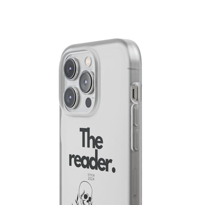 Book Lover's Flexi Case - "Skeleton Reader."