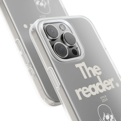 Book Lover's Flexi Case - "Skeleton Reader W."