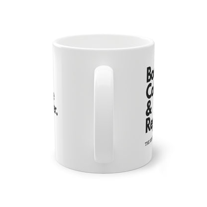 Book Lover's Mug - "Book, Coffee & Repeat"