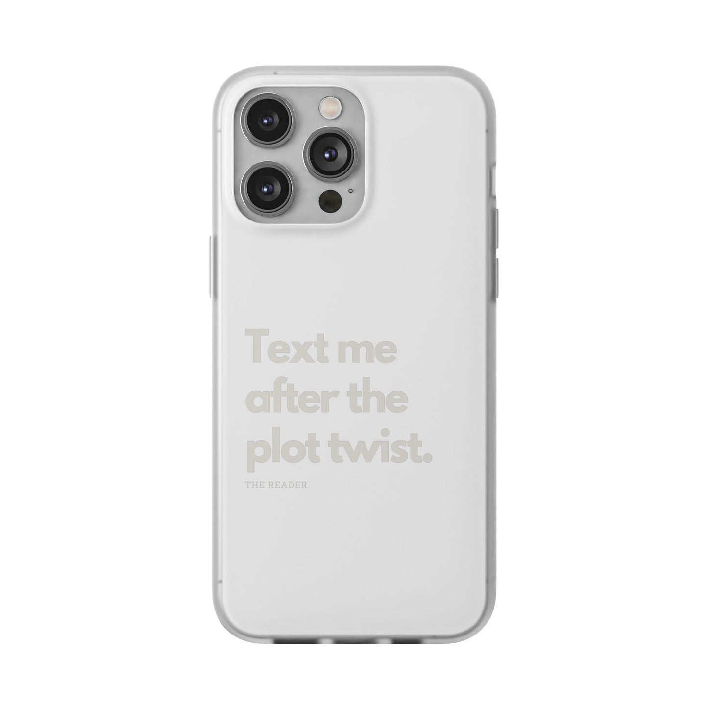 Book Lover's Flexi Case - "Plot Twist."