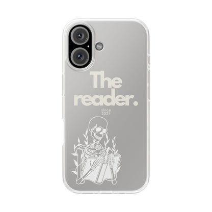 Book Lover's Flexi Case - "Skeleton Reader W."