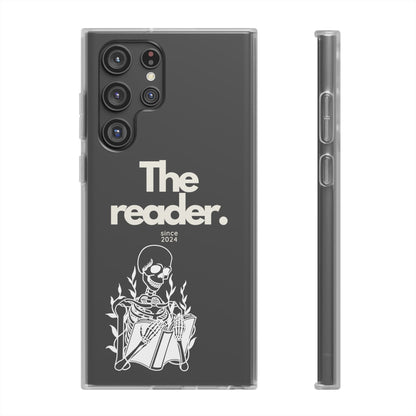 Book Lover's Flexi Case - "Skeleton Reader W."