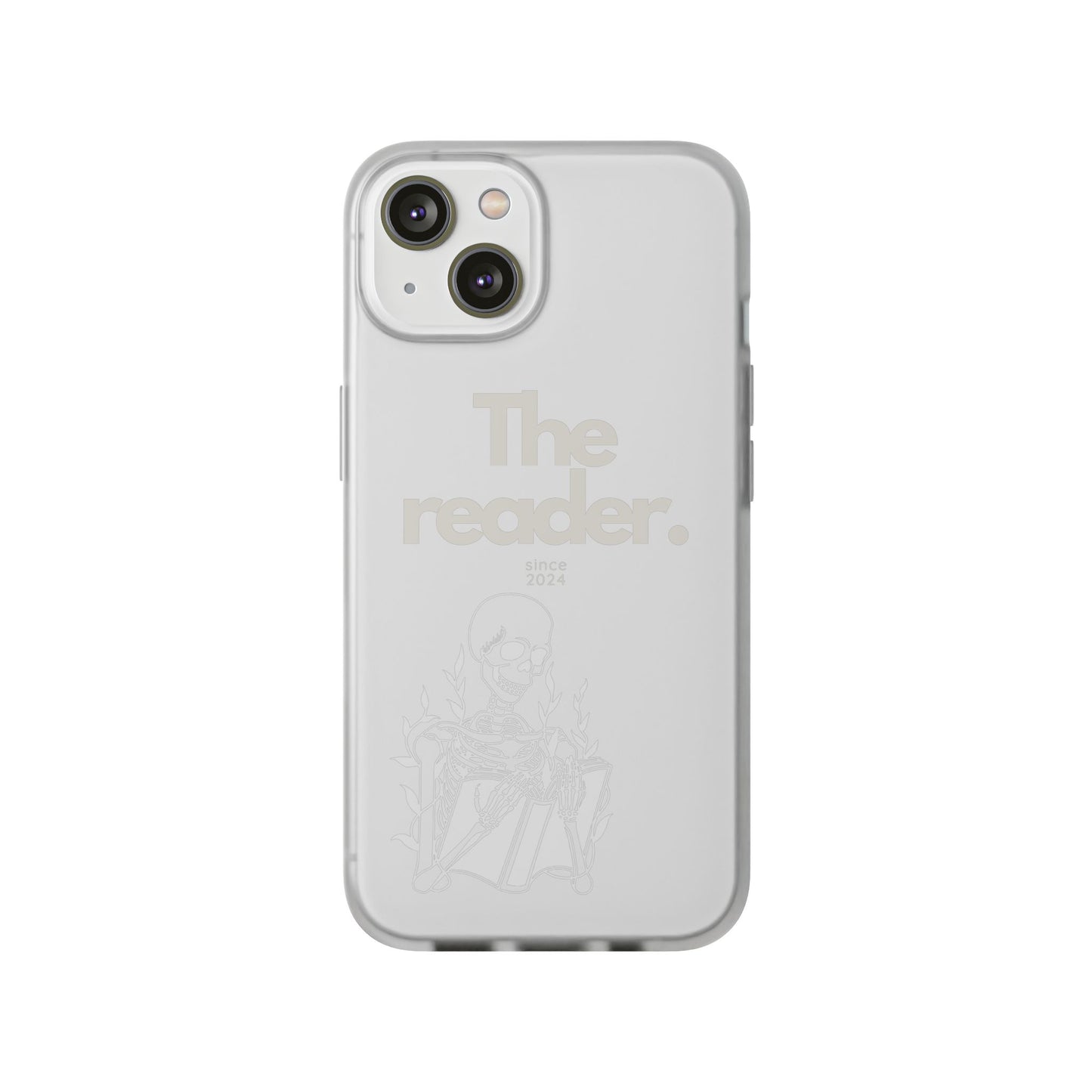 Book Lover's Flexi Case - "Skeleton Reader W."