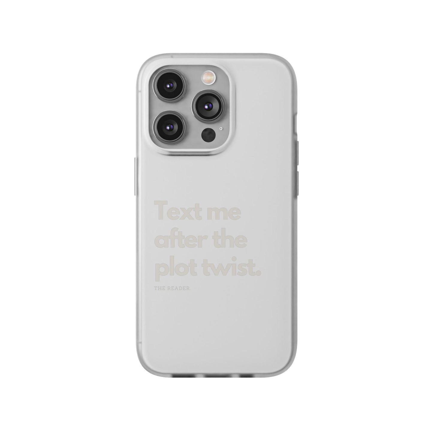 Book Lover's Flexi Case - "Plot Twist."