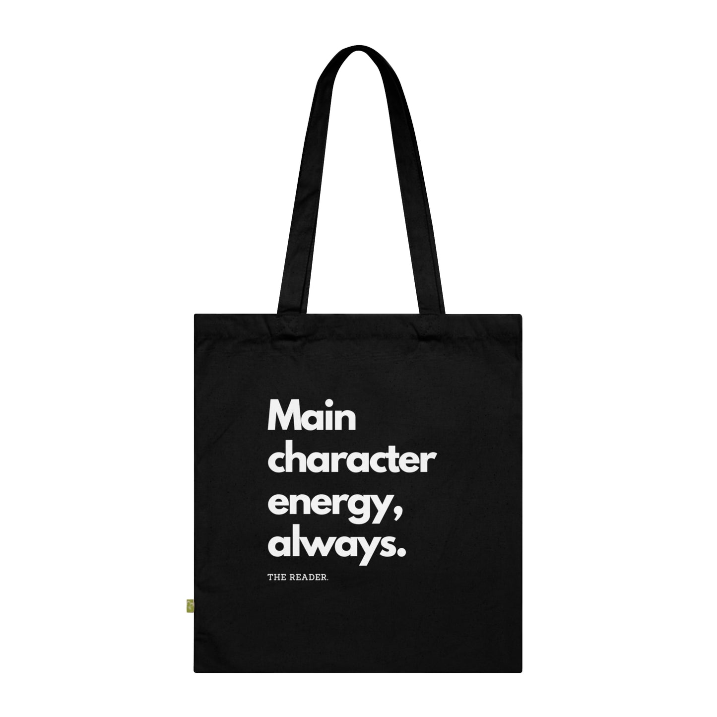 Book Lover's Tote Bag - "Main Character."