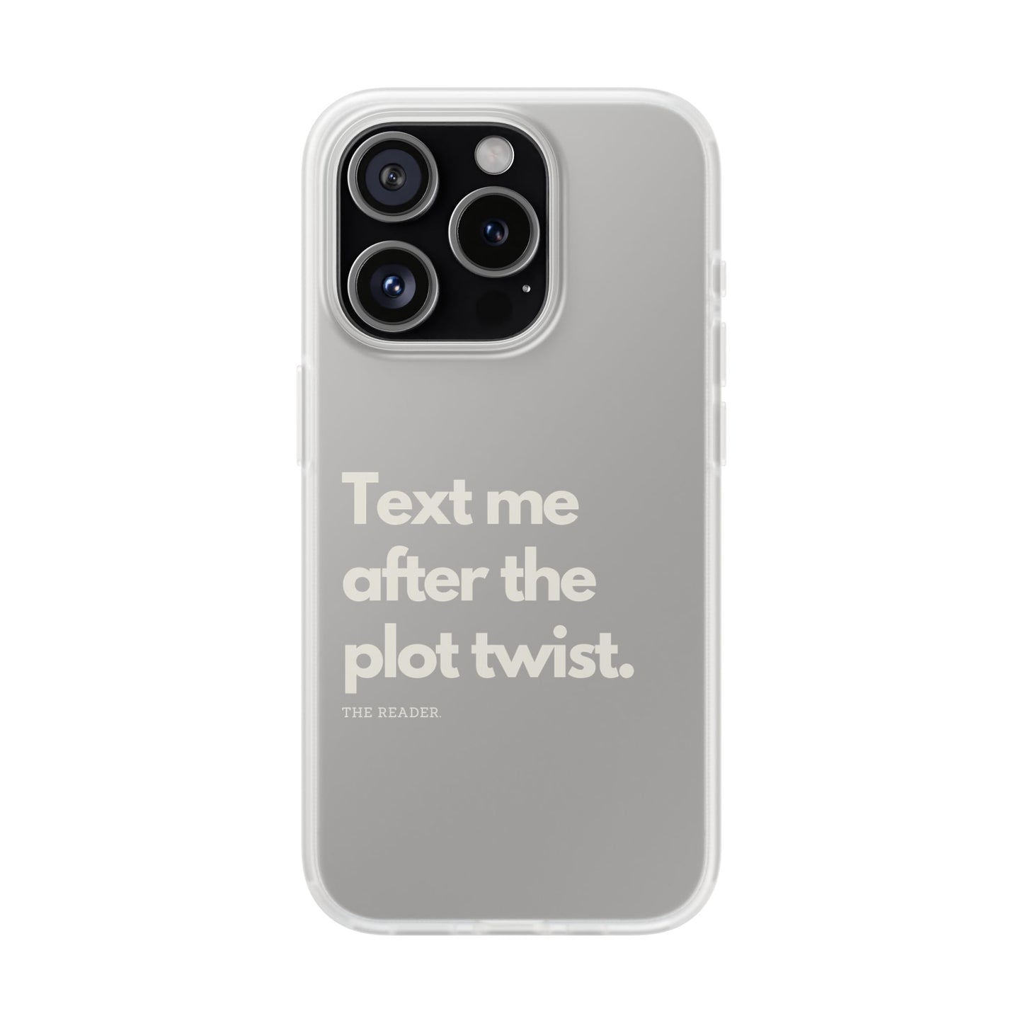 Book Lover's Flexi Case - "Plot Twist."