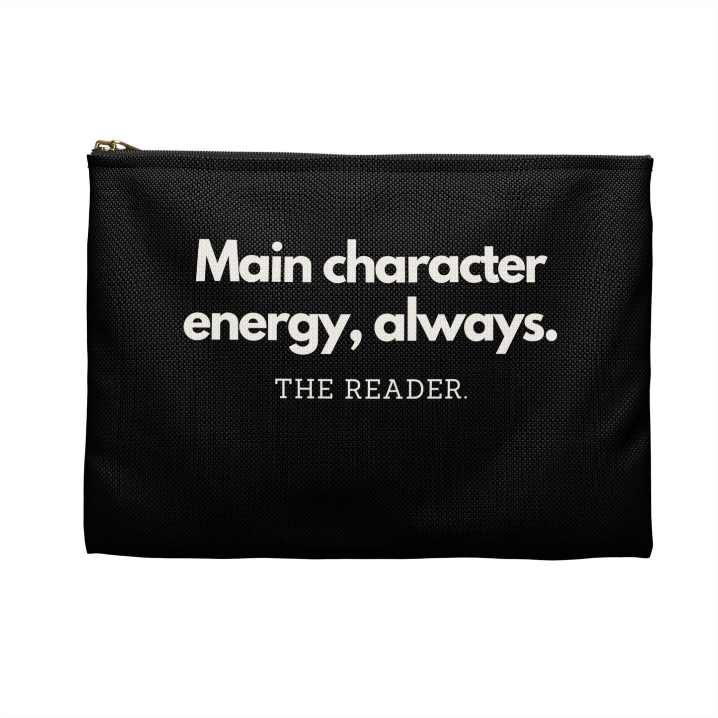 Pochette Zippée The Reader - " Main Character Energy."