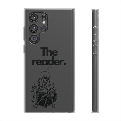 Book Lover's Flexi Case - "Skeleton Reader."