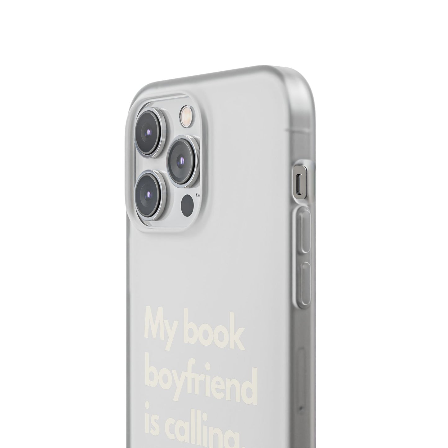 Book Lover's Flexi Case - "Book Boyfriend Calling."