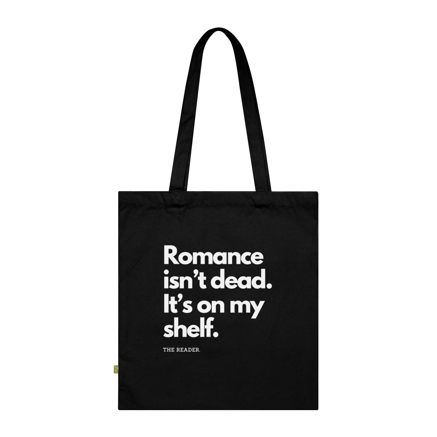 Book Lover's Tote Bag - "Romance on my Shelf."