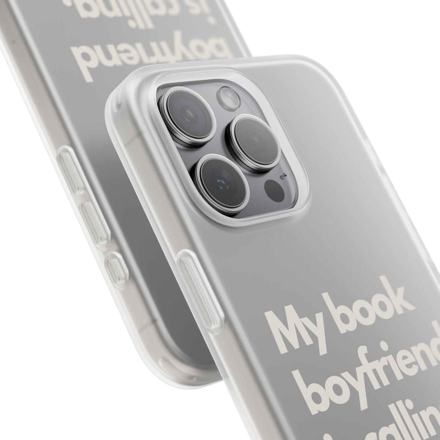 Book Lover's Flexi Case - "Book Boyfriend Calling."