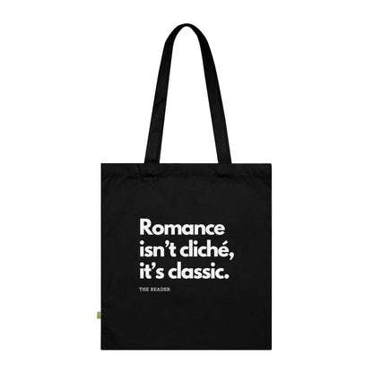 Book Lover's Tote Bag - "Romance it's Classic."